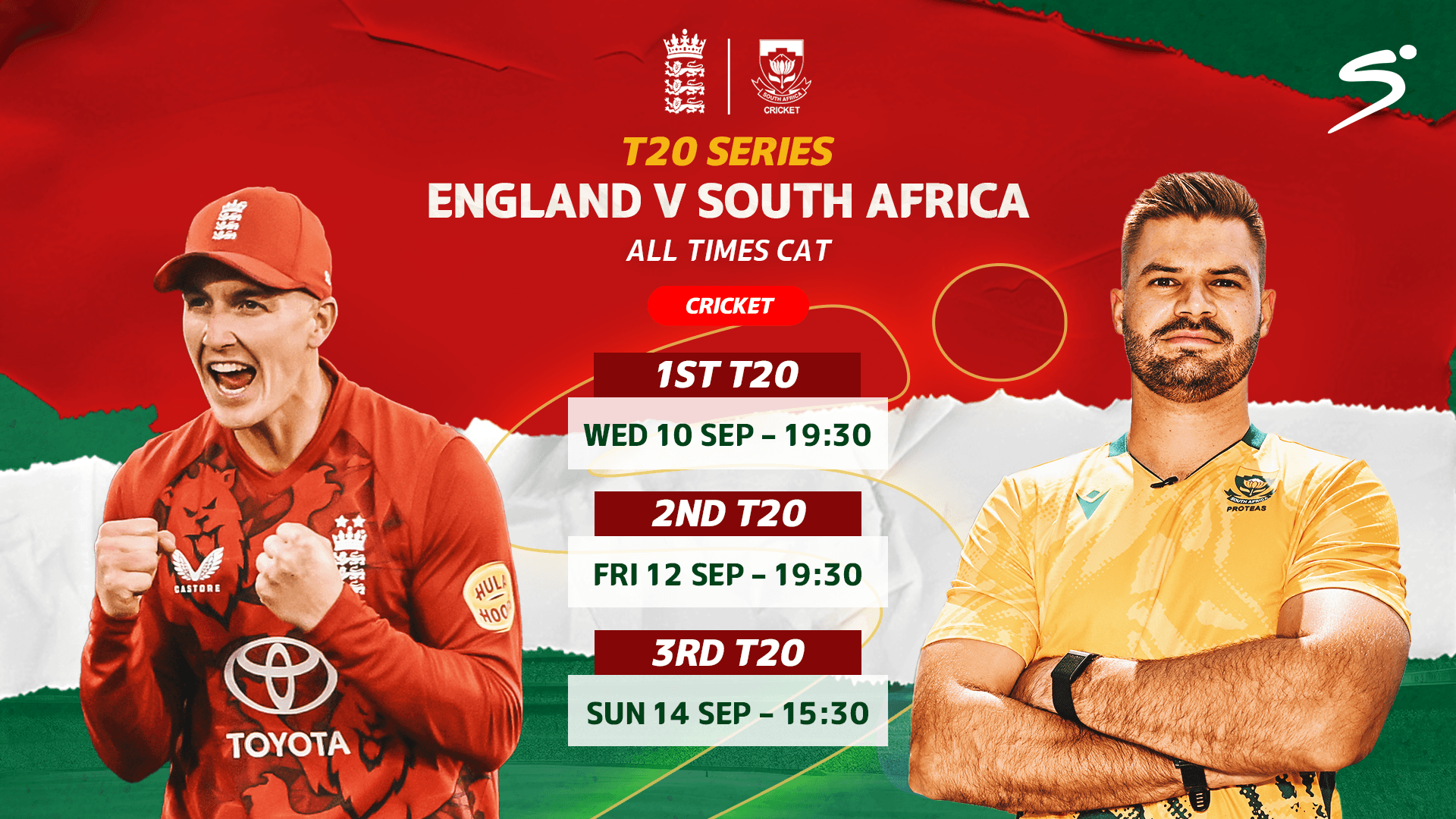 LIVE: 2nd T20I - England v South Africa
